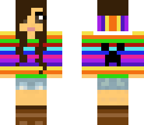 rainbow creeper girl