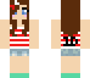 stripey 1d girl