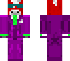 mooshroom in a purple suit