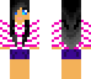 cute pink striped girl