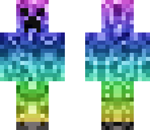 rainbow creeper with headphones