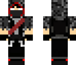 black assassin with white eyes