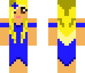 blue girl