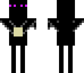 enderman holding a block