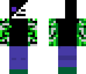 mixture of skeleton zombie enderman and creeper