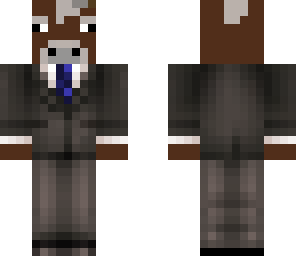 cow in suit