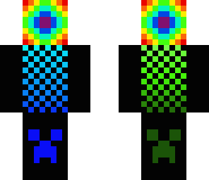 rainbow face