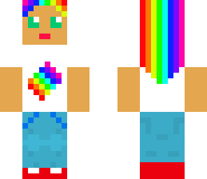 rainbow girl