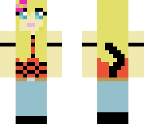 cat tail girl