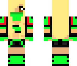 green girl ninja