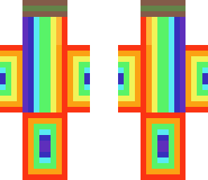 rainbow hat man