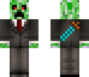 creeper suit and sword