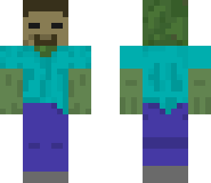 zombie with steve mask