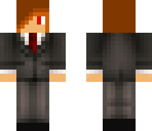 teen in suit