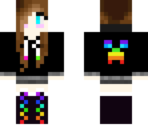 rainbow creeper girl