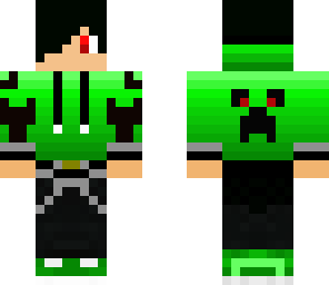 green hooded teen