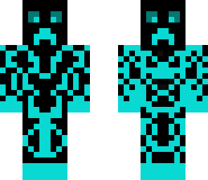 blue neon creeper