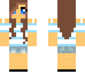 light blue shirt with headphones