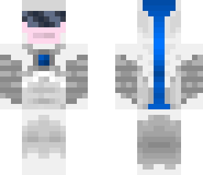 white robot suit