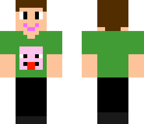 double green piggy shirt fix