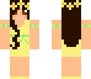 yellow flower girl