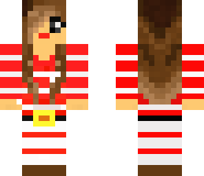 red and white shirt girl