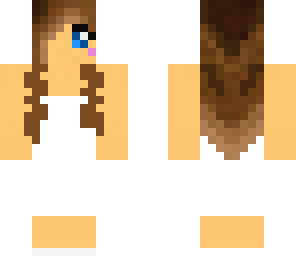girl in a white dress