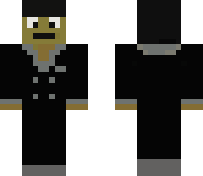 man in black