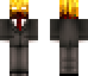 herobrine blaze in a suit