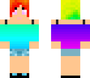 rainbow girl