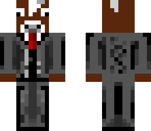 cow in a suit