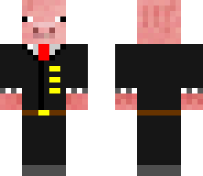 pig with suit