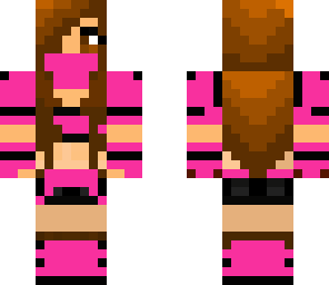 pink ninja girl