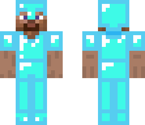 steve in diamond armour