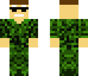 soldier with sunglasses