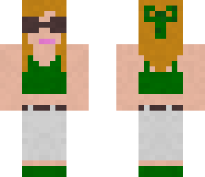 green top sunglass girl