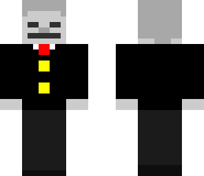a skeleton in a tuxedo
