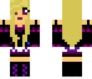 purple dj girl