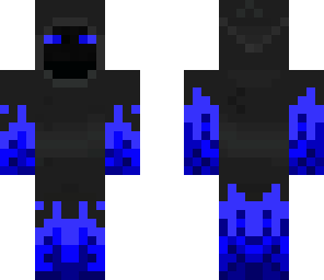 blue flames