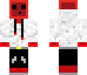 red slime in hoodie