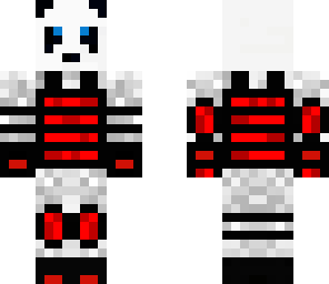 panda red armor artic