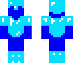 blue man