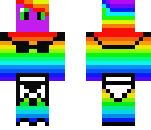 rainbow bikini girl