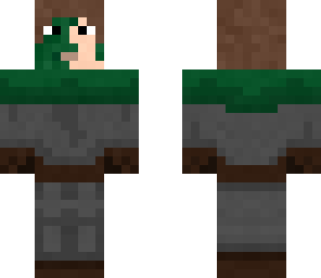 warrior with curtains and green face markings