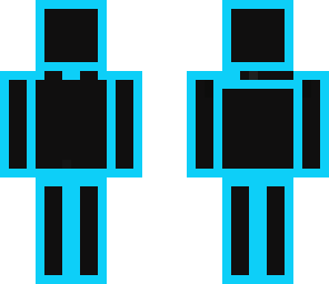 blue and black