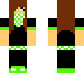 female w bandanna and headphones