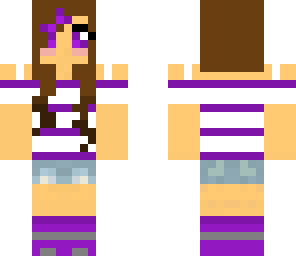 hot purple girl