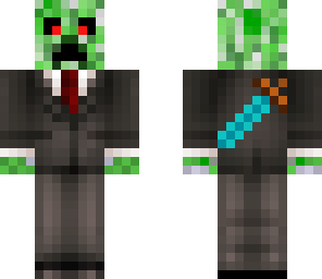 creeper suit and sword