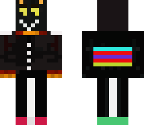 teenager in black