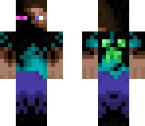 enderman creeper face steve